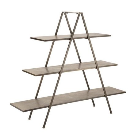 TRIPAR INTERNATIONAL INC Tripar International 19612 3 Tier A-Frame Display Shelf; Bronze - Metal Orientation 19612